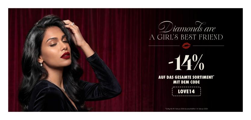 Valentinstag Aktion bei Pur Hair – Elegante Frau mit glänzendem, gepflegtem Haar, 14 % Rabatt auf das gesamte Sortiment mit dem Code LOVE14